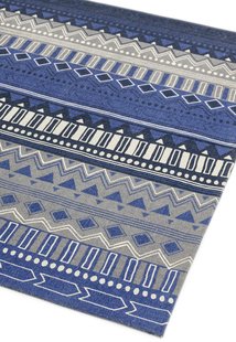 MOMO Rugs - Onix ON17 Tribal Mix Blue -