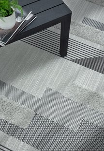 Easy Living - Vloerkleed Monty MN05 Black/Grey Geometric -