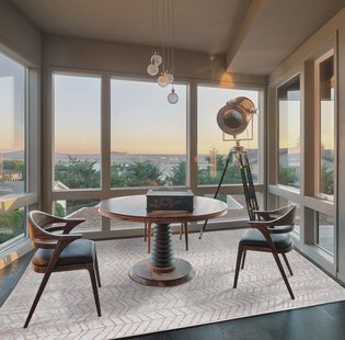 Louis de Poortere - 8951 Mad Men Coppertone - 240x340 cm Vloerkleed