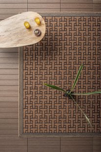 Ted Baker - Vloerkleed T Monogram Light Brown Outdoor 455811 -