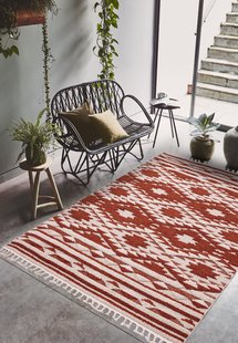 MOMO Rugs - Taza TA03 Terracotta Swatch -