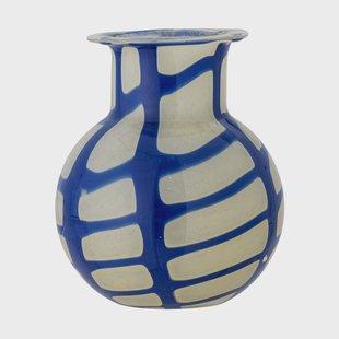 Bloomingville Kiran vaas 19 cm Blauw