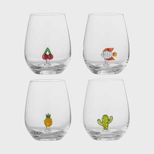 Bloomingville Misa drinkglas 56 cl 4-delig Clear