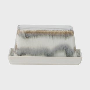 Bloomingville Paula botervloot 11,5x17,5 cm Grey