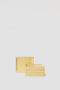 Gele glazed schaaltjes