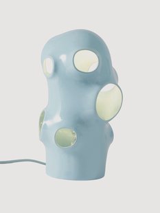 Handgemaakte kleine tafellamp Bulle