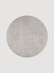 Rond platgeweven jacquard indoor &amp; outdoor vloerkleed Jacob&#039;s Ladder