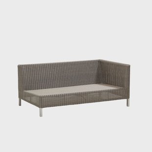 Cane-line Connect modulaire bank 2-zits taupe, links