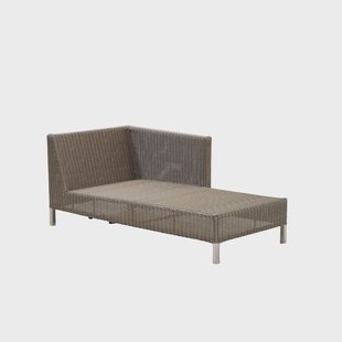 Cane-line Connect chaise longue Taupe, links