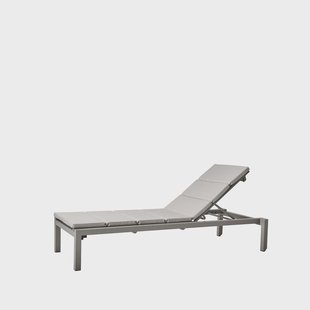 Cane-line Relax ligstoel Cane-Line Natté light grey, inclusief kussen