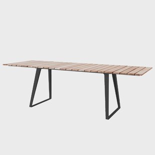 Cane-line Copenhagen eettafel Teak, lava grey frame