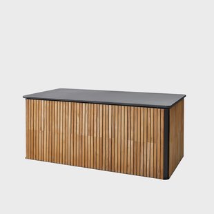 Cane-line Combine opbergbox Teak, lava grey, groot