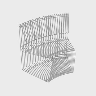 Montana Pantonova modulaire bank stainless steel, convex