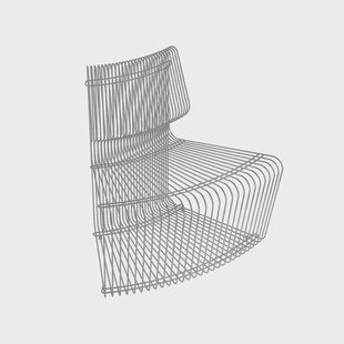 Montana Pantonova modulaire bank stainless steel, concave