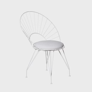 Swedese Desirée stoel Natuur/beige-wit onderstel