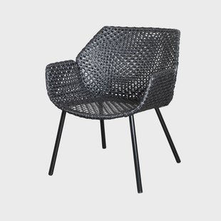 Cane-line Vibe loungestoel Black/anthracite