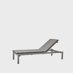 Cane-line Relax ligstoel Sunbrella Natté light grey, incl. grijs kussen