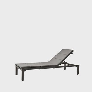 Cane-line Relax ligstoel Cane-Line Natté grey, incl. licht grijs kussen