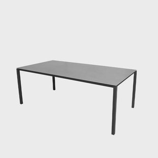 Cane-line Pure eettafel Concrete grey-lava grey 200x100 cm