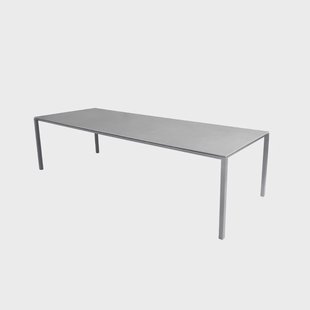 Cane-line Pure eettafel Concrete grey-licht grijs 280x100 cm