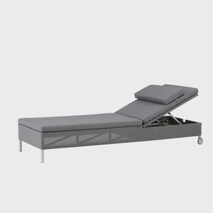 Cane-line Rest ligstoel Cane-Line Natté grey, enkel