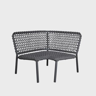 Cane-line Ocean modulaire bank Dark grey, hoekdeel