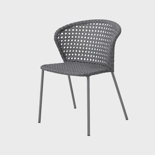 Cane-line Lean stoel Light grey, Cane-Line french weave