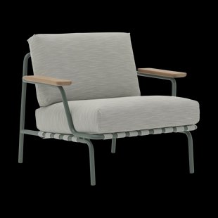 Muuto Settle Lounge Chair loungefauteuil Ribbed Weave 2 Dark green