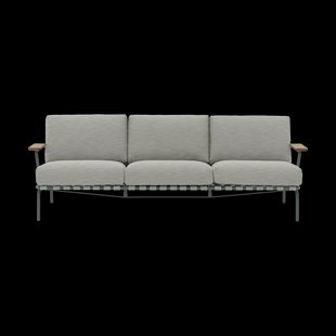Muuto Settle 3-zits bank Ribbed Weave 2 Dark green