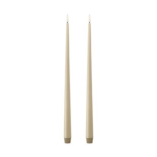 ester & erik ester & erik taper kaars LED 2-pack 14 Pale ginger, 40 cm