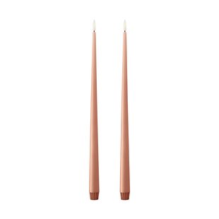 ester & erik ester & erik taper kaars LED 2-pack 20 Rosy caramel, 40 cm