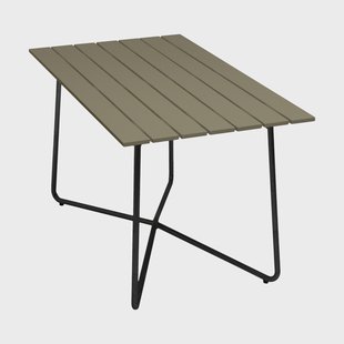 Grythyttan Stålmöbler B25A tafel Lichtgroen eik-zwart