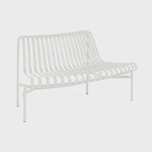 HAY Palissade Dining parkbank met naar buiten gebogen rugleuning Cream white