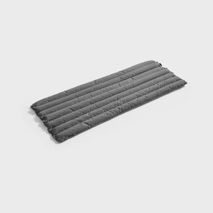 HAY Traverse Quilted Lounge Bench bankkussen Black pepper