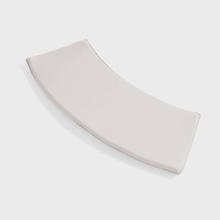 HAY Palissade Dining zitkussen voor parkbank met naar binnen gebogen rugleuning Cream white