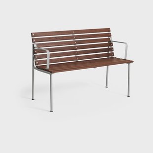 HAY Traverse Dining bank met armleuningen Oiled ash