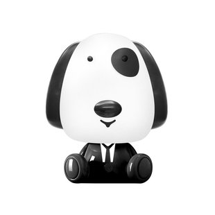 Zuma Line Animals Dog - tafellamp - 16 x 26,5 cm - 3W dimbare led incl. - zwart en wit