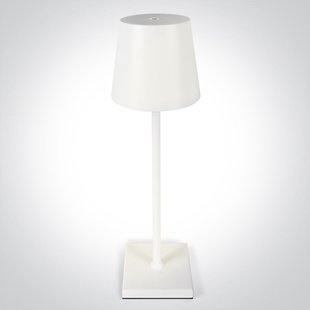 ONE Light Portable Trendy Light - oplaadbare tafellamp - Ø 11 x 38 cm - 3,5W dimbare LED incl. - IP54 - zwart