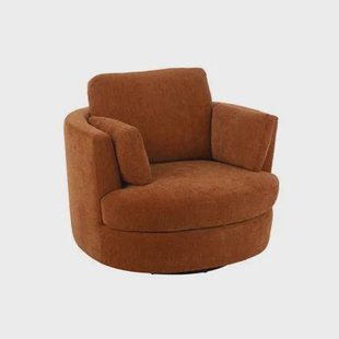 J-Line zetel Swiv - populierenhout|schuim - roest