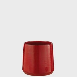 J-Line bloempot Rond - keramiek - rood - medium - Ø 24 cm J-Line bloempot Rond - keramiek - rood - medium - Ø 24 cm