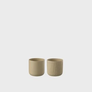 J-Line bloempot Gen - keramiek - beige - XXS - 4 stuks - Ø 7 cm J-Line bloempot Gen - keramiek - beige - XXS - 4 stuks - Ø 7 cm