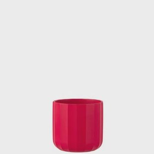 J-Line bloempot Summer - keramiek - roze - medium - 2 stuks - Ø 15 cm J-Line bloempot Summer - keramiek - roze - medium - 2 stuks - Ø 15 cm