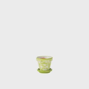 J-Line bloempot Granada Handmade Painted - keramiek - groen - extra small - Ø 17 cm J-Line bloempot Granada Handmade + Painted - keramiek - groen - extra small - Ø 17 cm