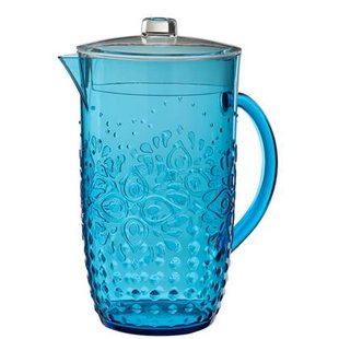 J-Line karaf - kunststof - blauw