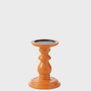 J-Line kandelaar Halter - hout - oranje