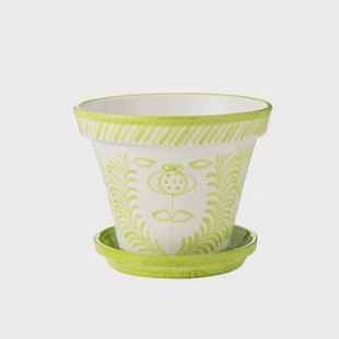 J-Line bloempot Granada Handmade Painted - keramiek - groen - extra large - Ø 50 cm J-Line bloempot Granada Handmade + Painted - keramiek - groen - extra large - Ø 50 cm