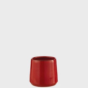 J-Line bloempot Rond - keramiek - rood - small - Ø 18 cm J-Line bloempot Rond - keramiek - rood - small - Ø 18 cm
