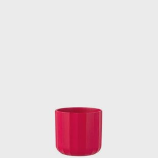 J-Line bloempot Summer - keramiek - roze - small - 3 stuks - Ø 13.5 cm