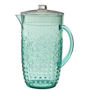 J-Line karaf - kunststof - aquablauw