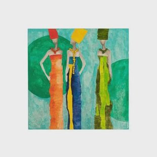 J-Line schilderij Fog - canvas - mix